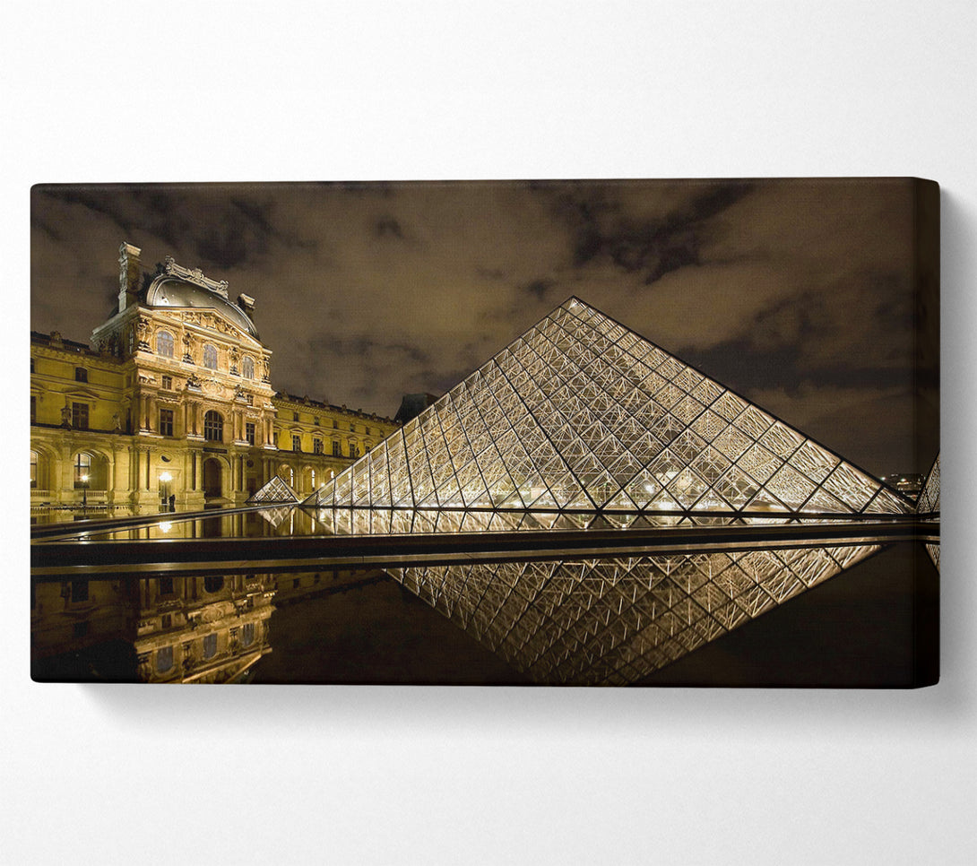  A Canvas Print of Louvre Museum Paris France Canvas Wall Art