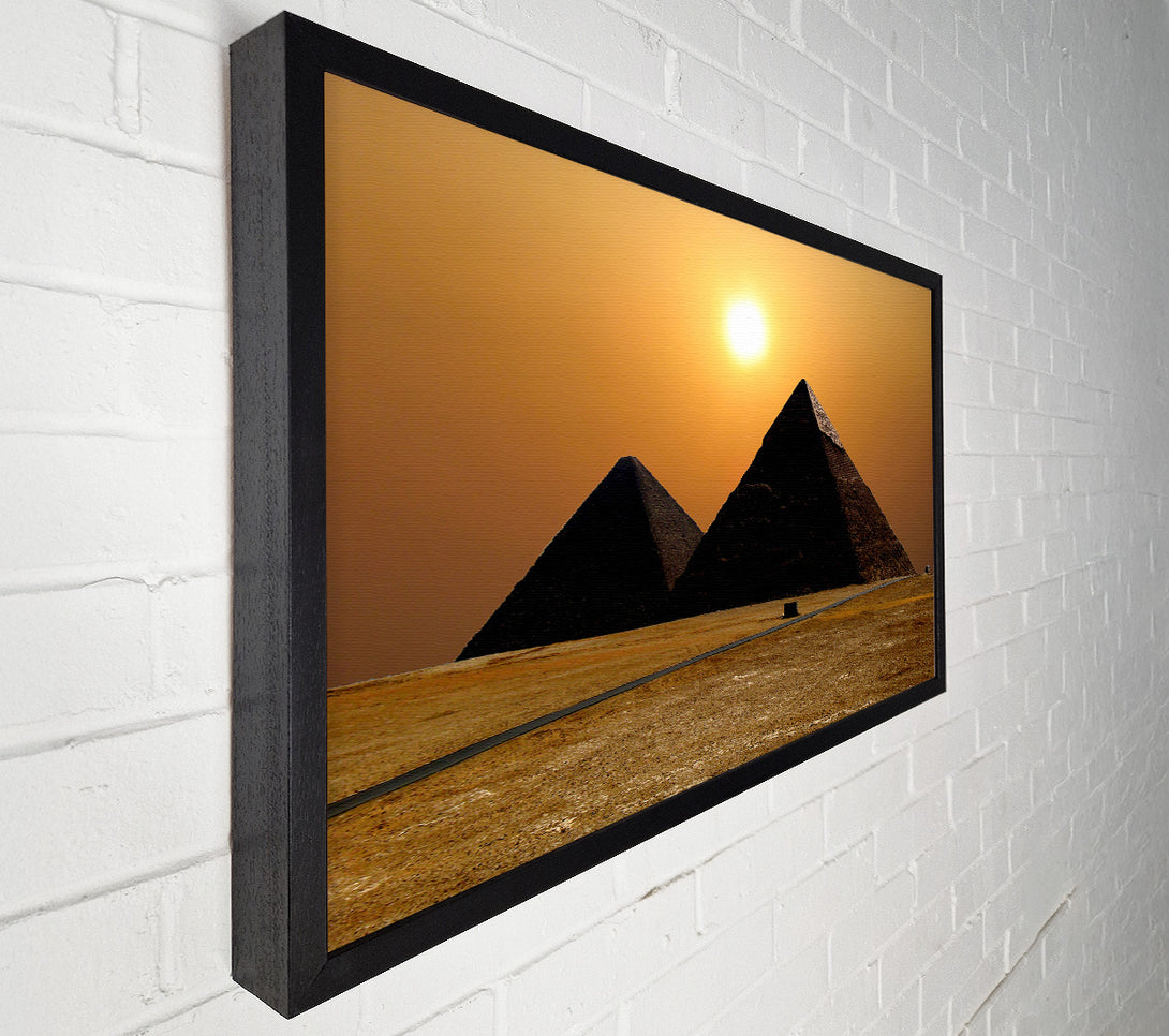  A Canvas Print of Magic Pyramids Giza Egypt Canvas Wall Art