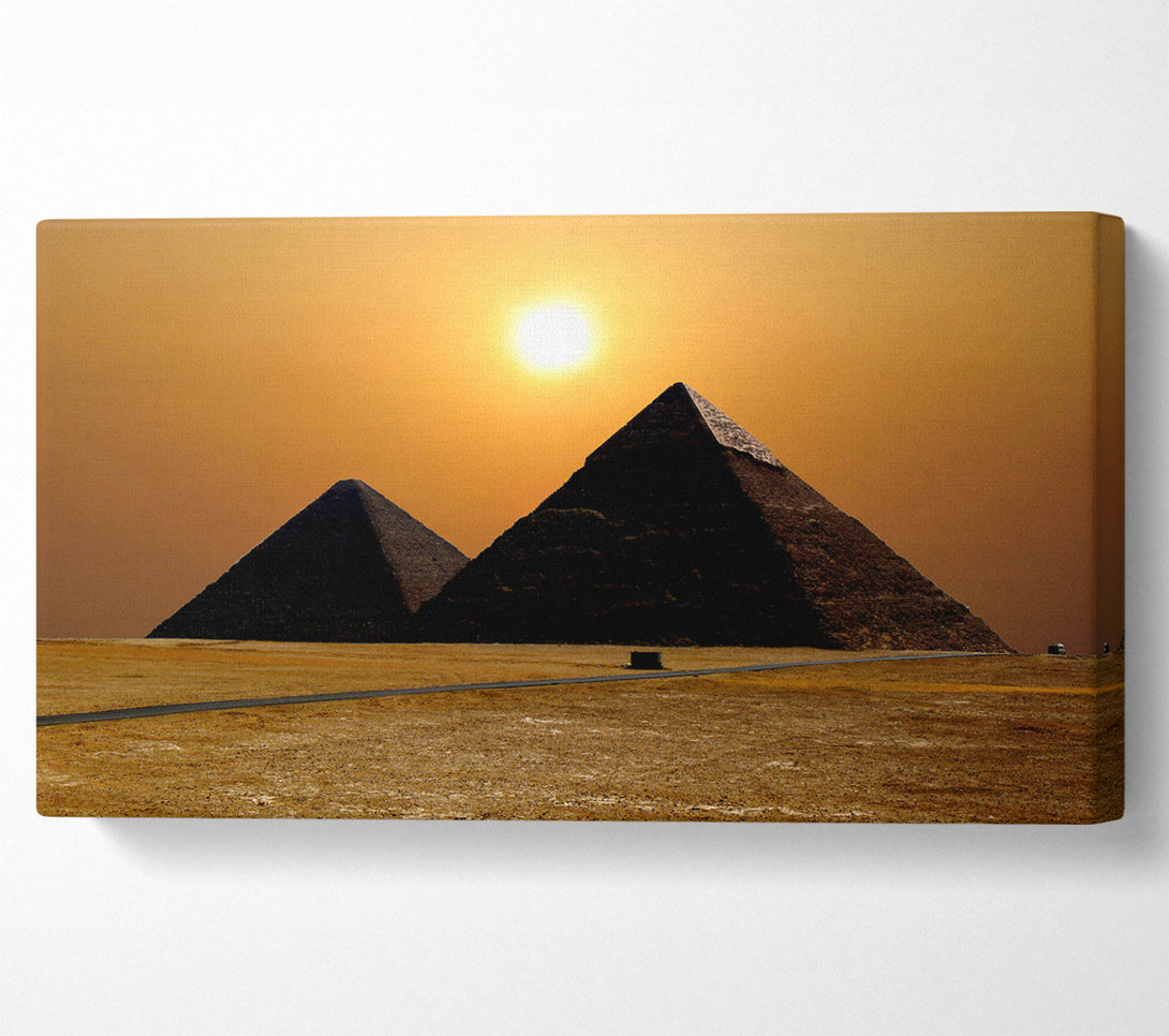  A Canvas Print of Magic Pyramids Giza Egypt Canvas Wall Art