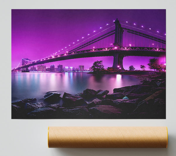Manhattan Bridge New York City Poster