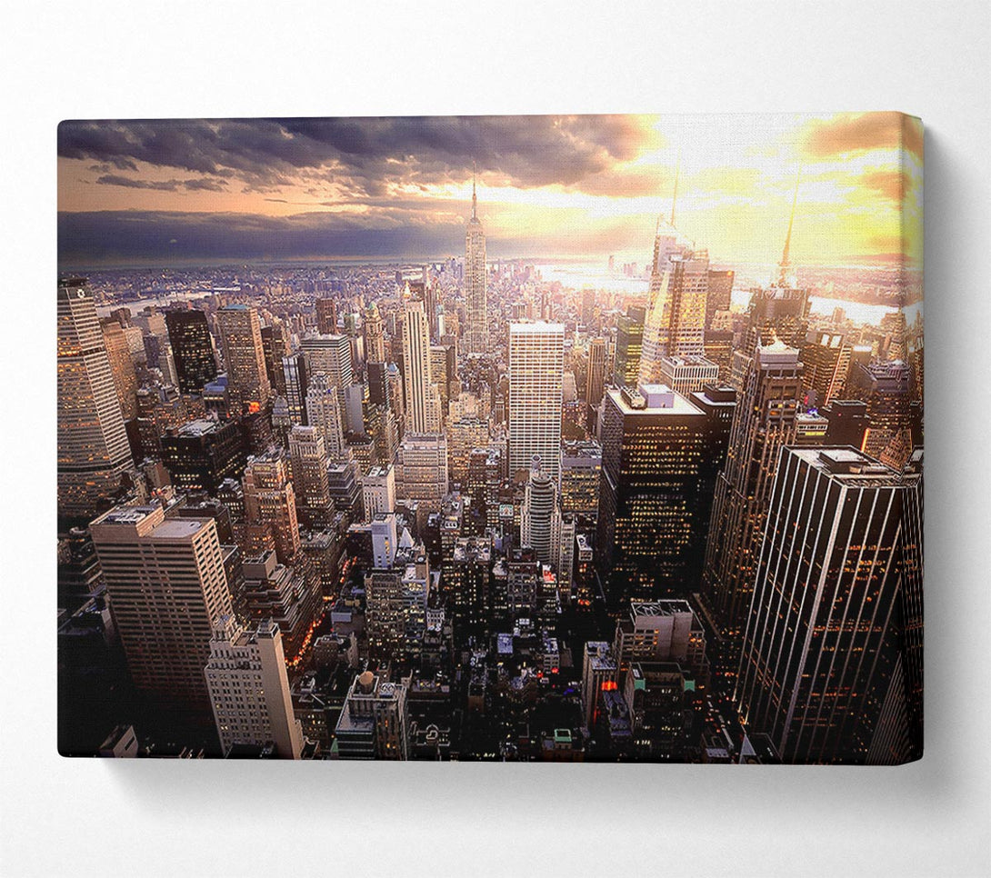  A Canvas Print of Manhattan Canvas Print