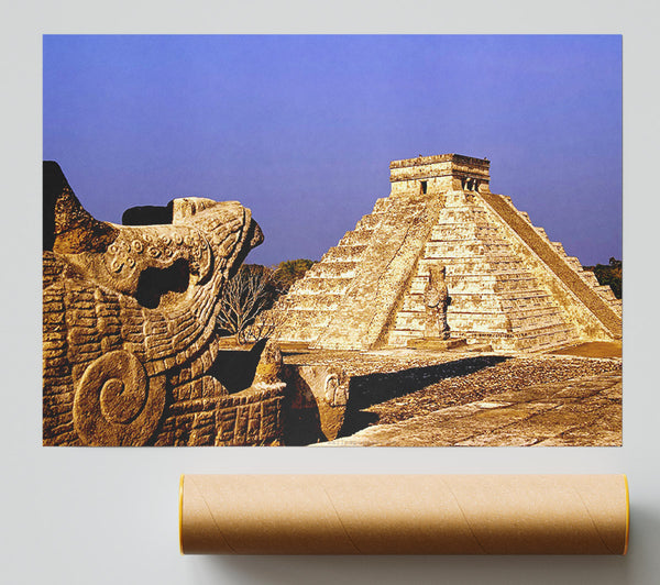 Mexico Pyramids Print