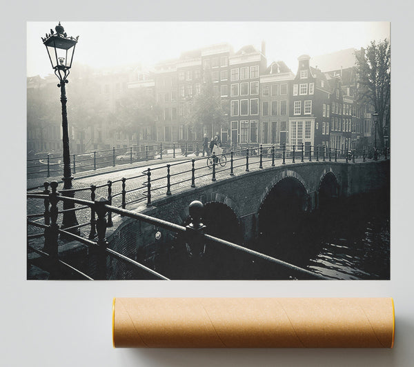 Misty Amsterdam Poster