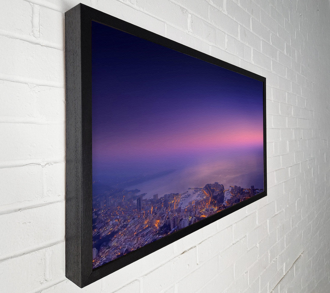  A Canvas Print of Monte Carlo Monaco Mist Canvas Print