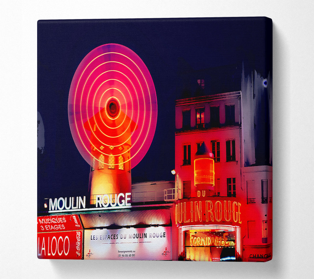  A Canvas Print of Moulin Rouge Canvas Wall Art