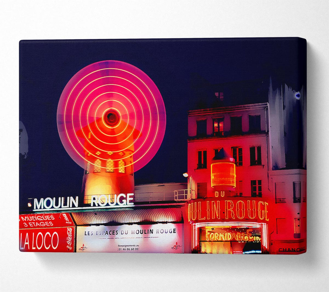  A Canvas Print of Moulin Rouge Canvas Wall Art