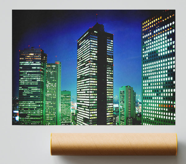 Neon City Giclee Print