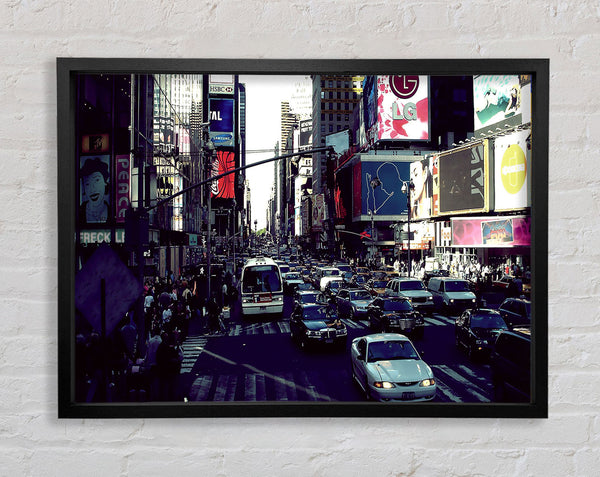 New York Roads Framed Print
