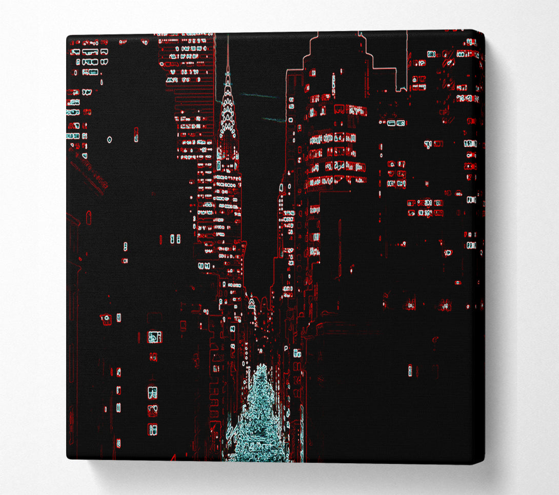  A Canvas Print of New York 5Th Avenue Canvas Print