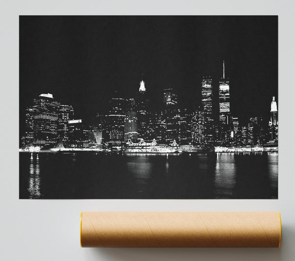 New York Black Nights Print