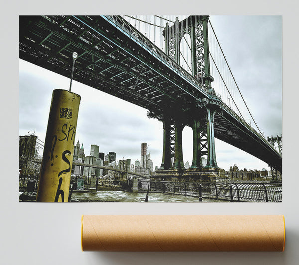 New York Bridge Giclee Print