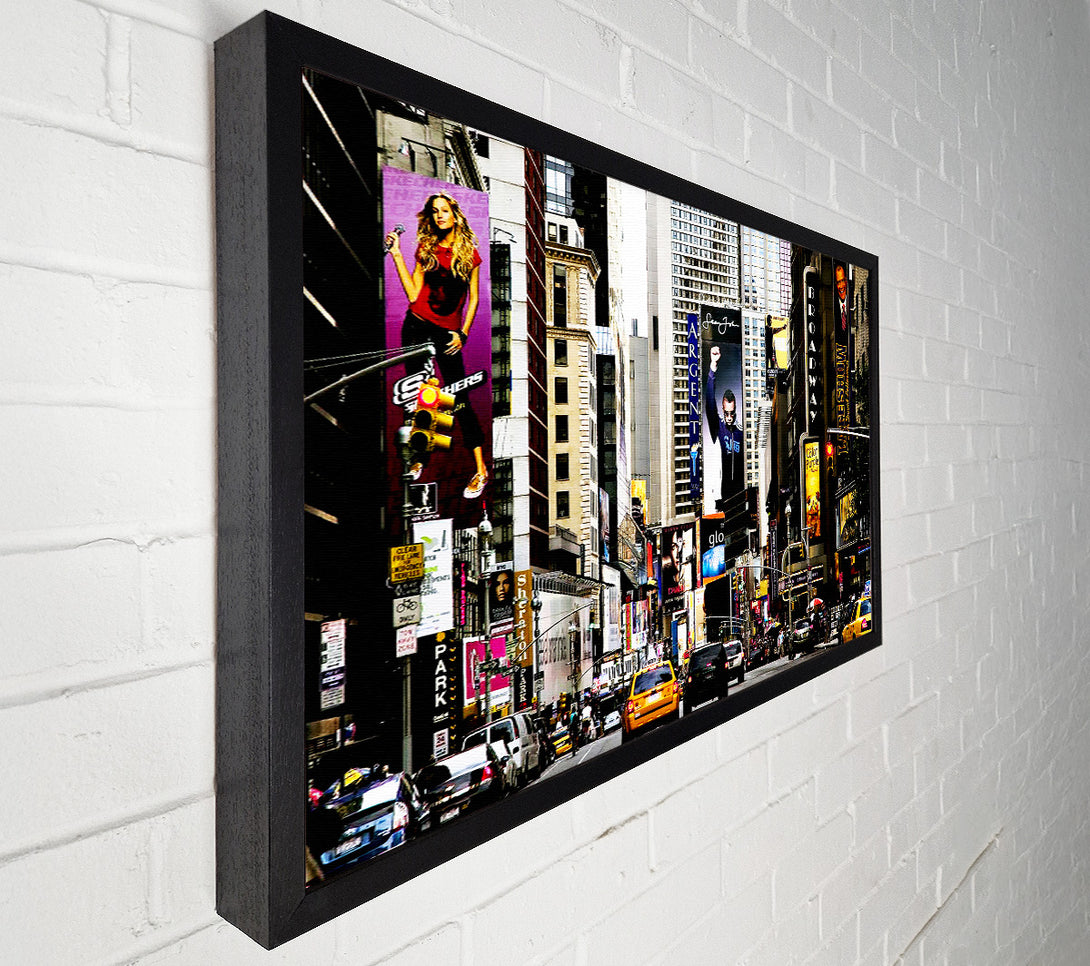  A Canvas Print of New York Broadway Days Canvas Wall Art