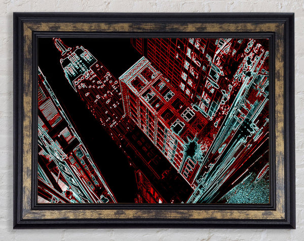 New York Broadway Framed Print