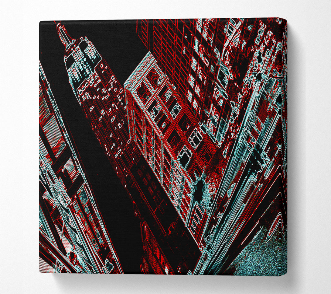  A Canvas Print of New York Broadway Canvas Wall Art