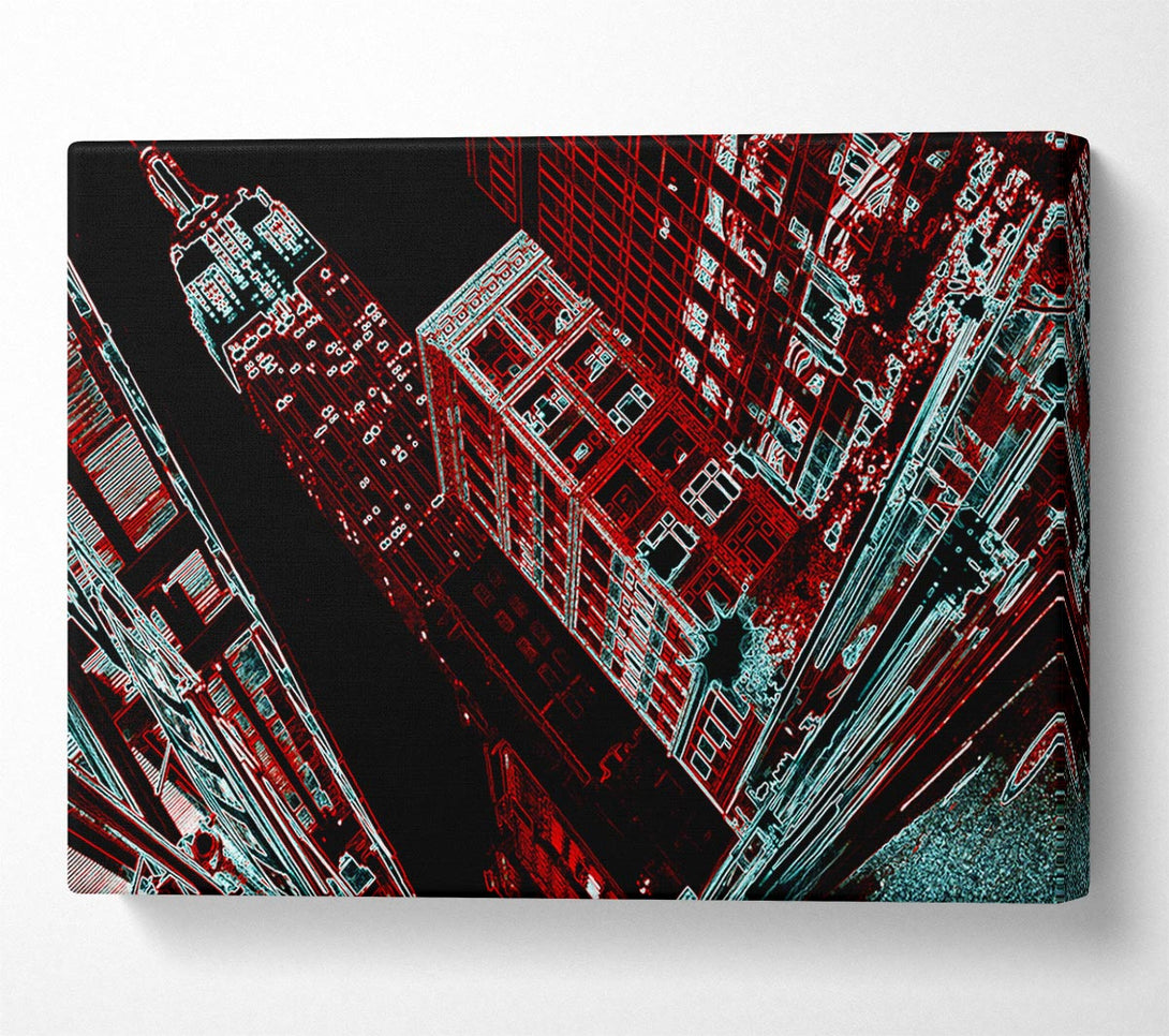  A Canvas Print of New York Broadway Canvas Wall Art