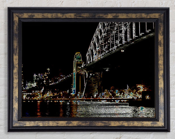 New York Brooklyn Bridge Framed Print