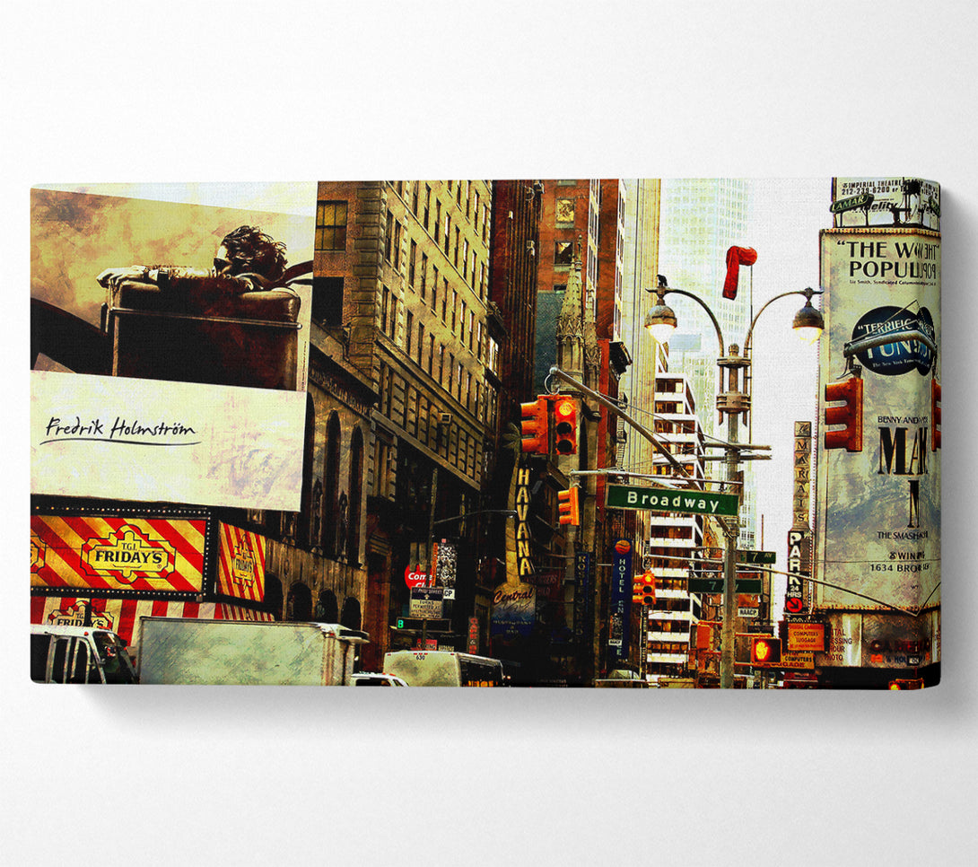  A Canvas Print of New York By Day Canvas Wall Art