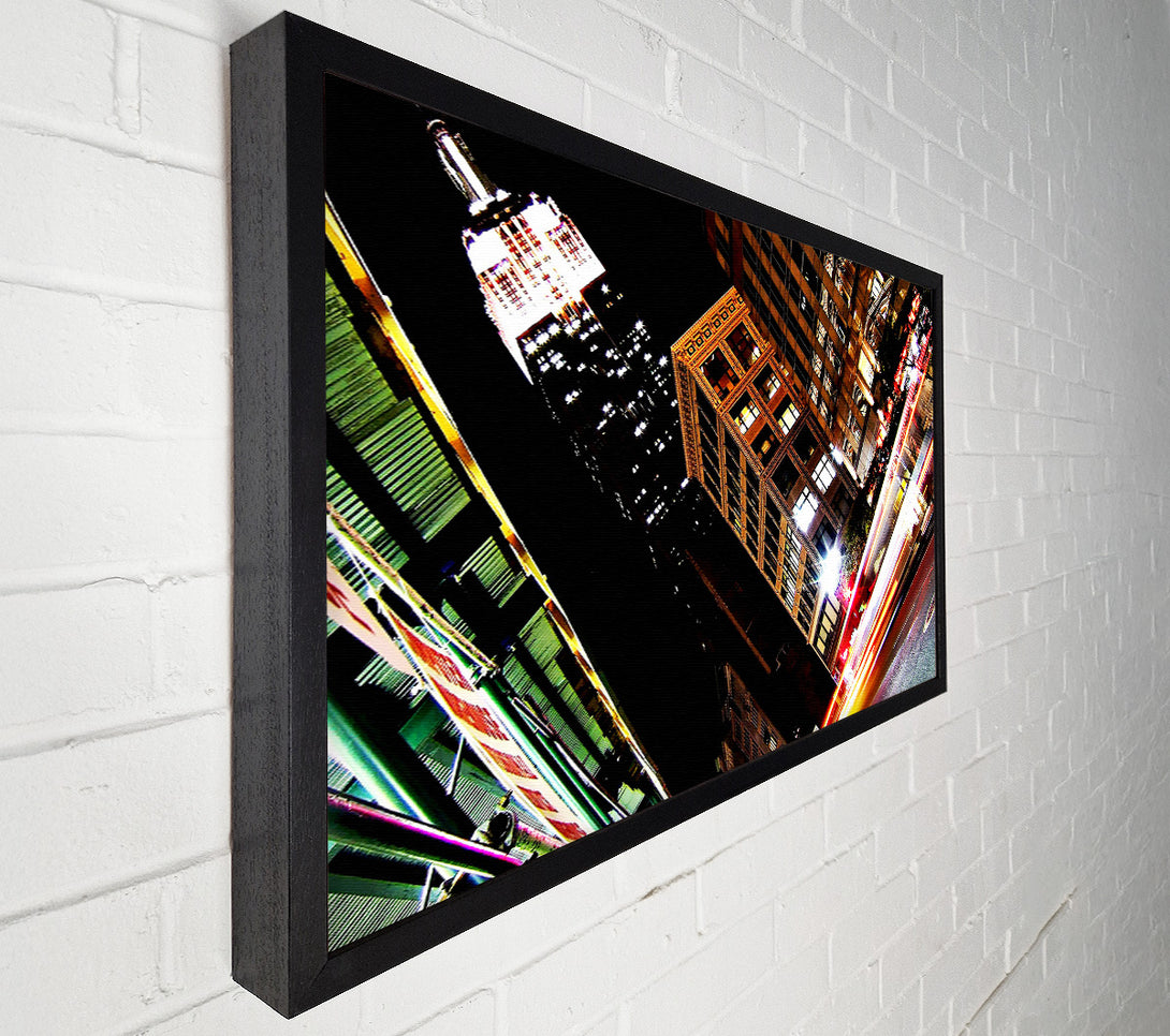  A Canvas Print of New York City 5Th Avenue Empire State View Canvas Print