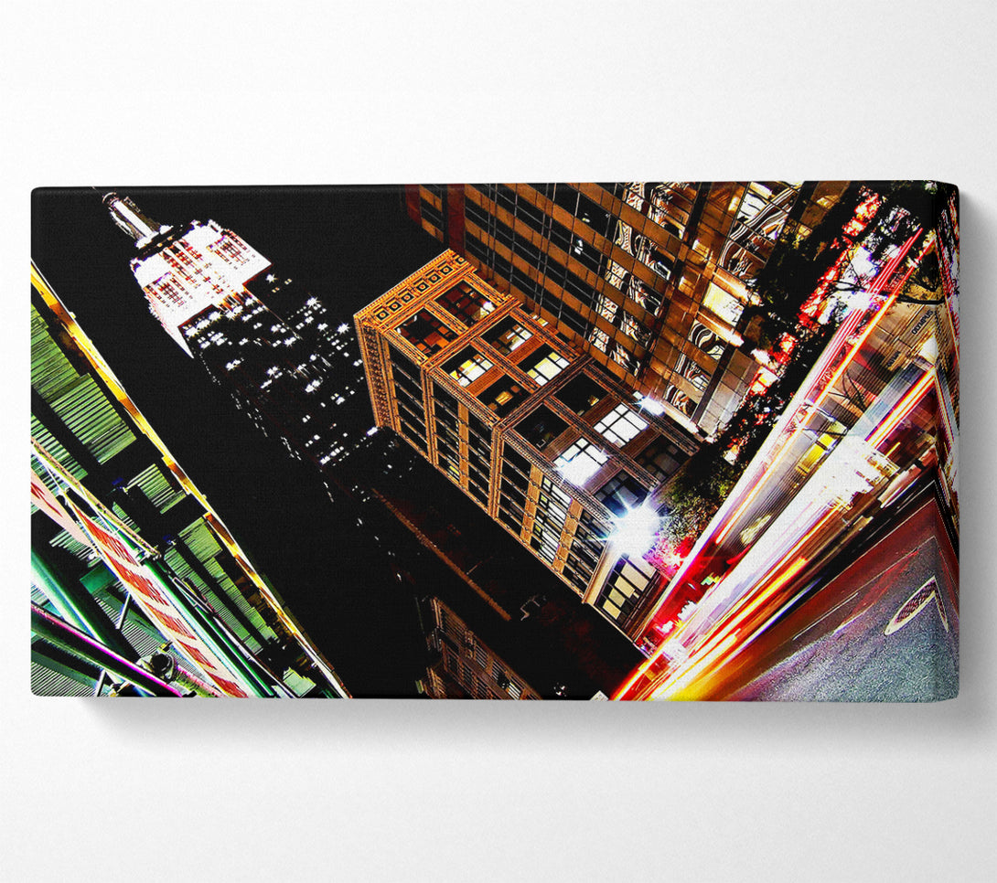  A Canvas Print of New York City 5Th Avenue Empire State View Canvas Print