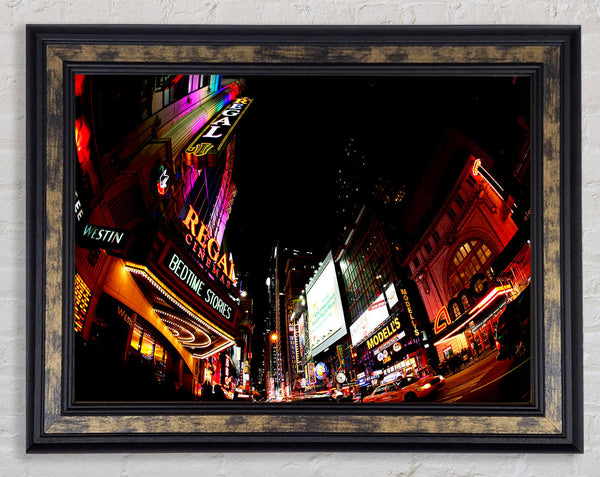 New York City At The Regal Framed Print
