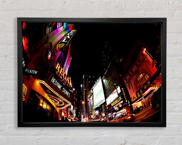 New York City At The Regal Framed Print