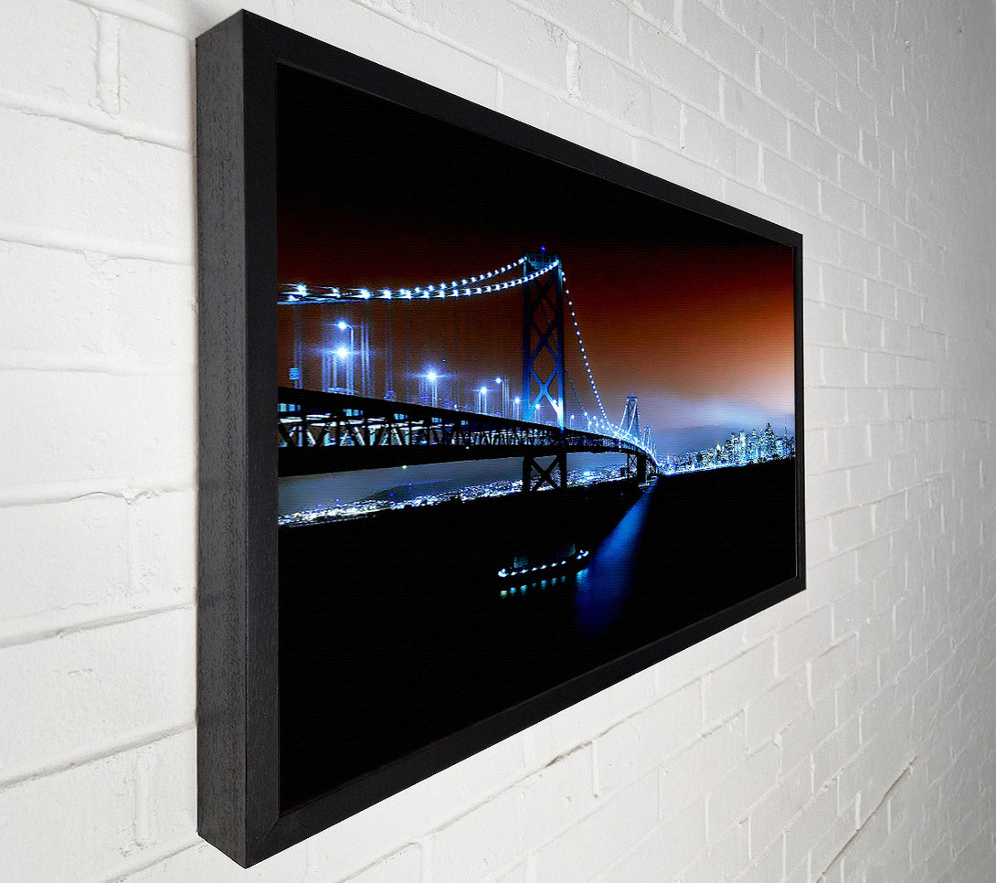  A Canvas Print of New York City Brooklyn Bridge City Skyline Canvas Art