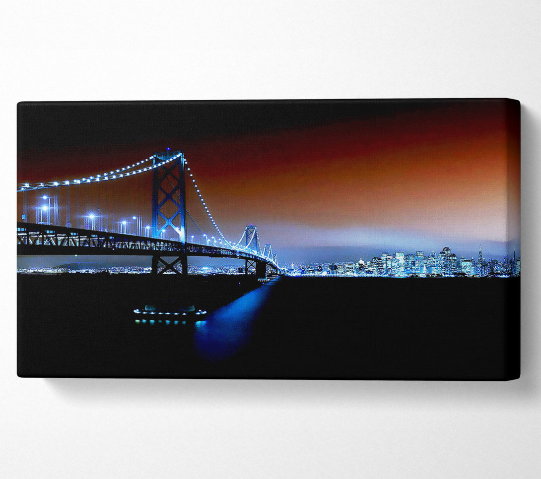  A Canvas Print of New York City Brooklyn Bridge City Skyline Canvas Art