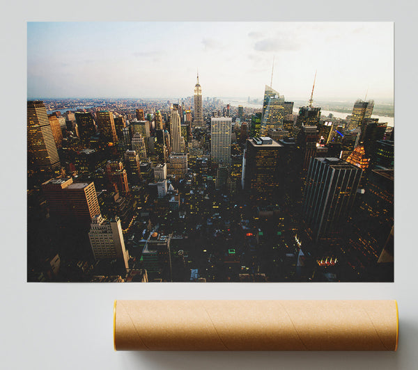 New York City By Day Print
