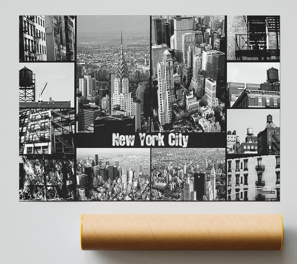 New York City Collage Poster