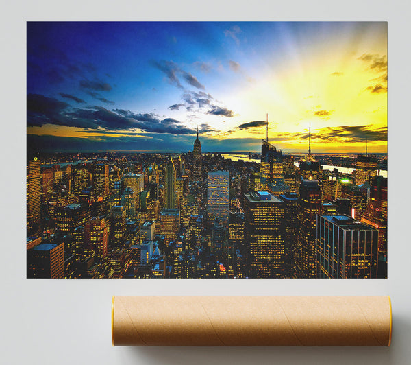 New York City Colours Poster