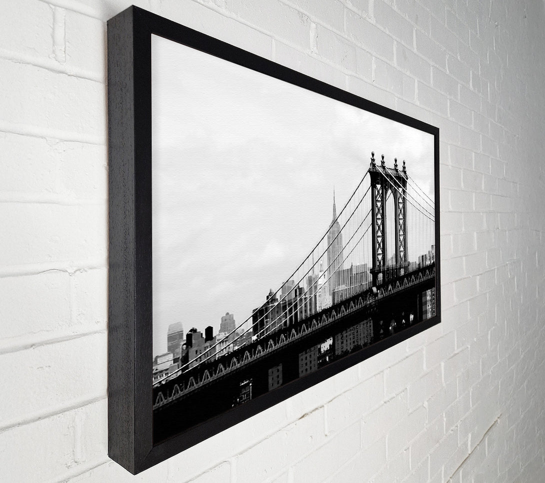  A Canvas Print of New York City Empire State Building Afar Canvas Print