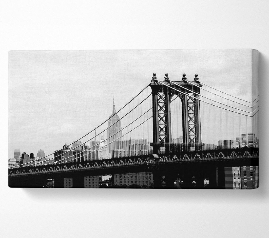  A Canvas Print of New York City Empire State Building Afar Canvas Print