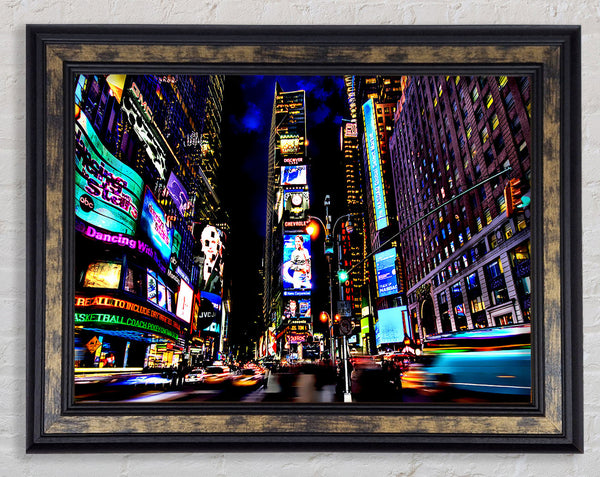 New York City Gods Speed Framed Print