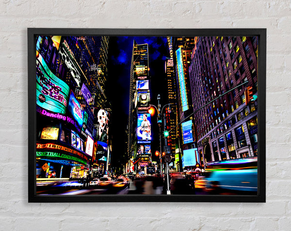 New York City Gods Speed Framed Print