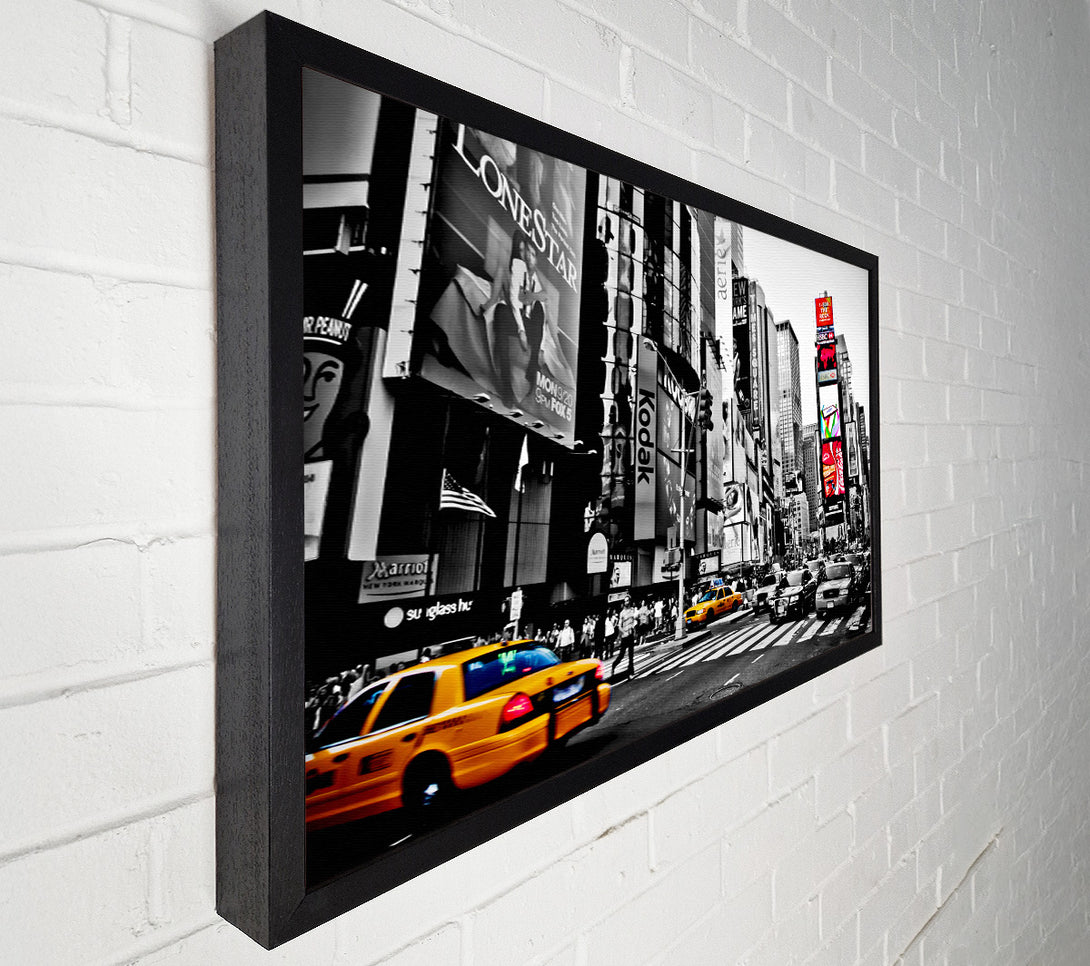  A Canvas Print of New York City Manhattan Cabs Canvas Art