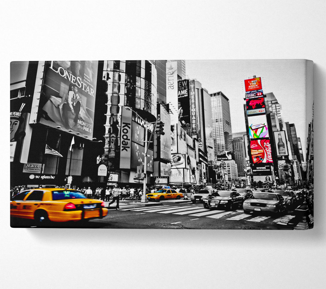  A Canvas Print of New York City Manhattan Cabs Canvas Art