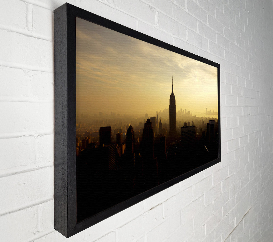  A Canvas Print of New York City Mist Canvas Art