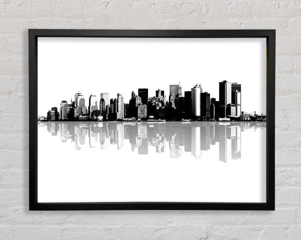 New York City Reflections Framed Print