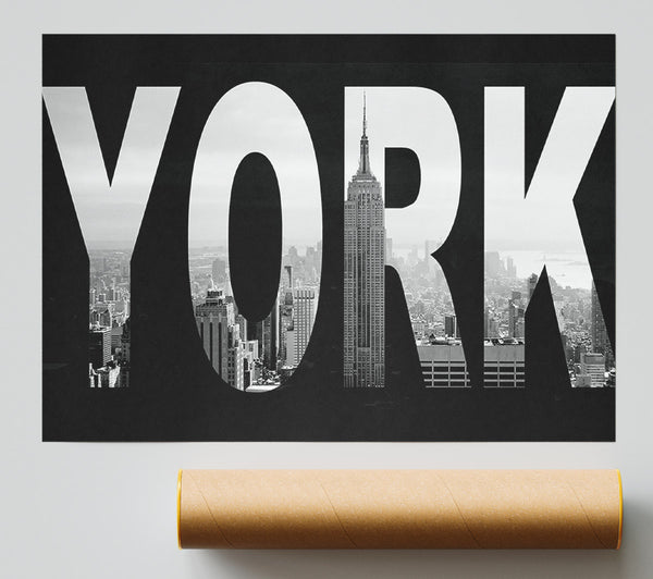 New York City Sign Giclee Print