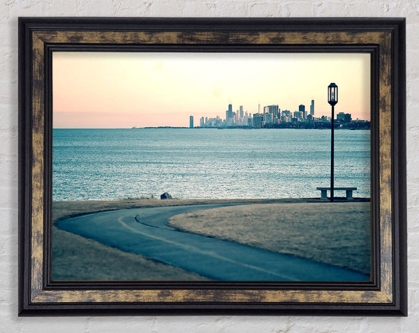 New York City Skyline Framed Print