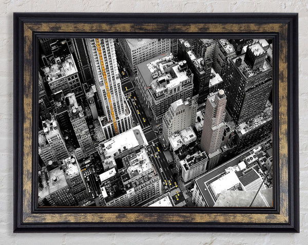 New York City Streets Framed Print