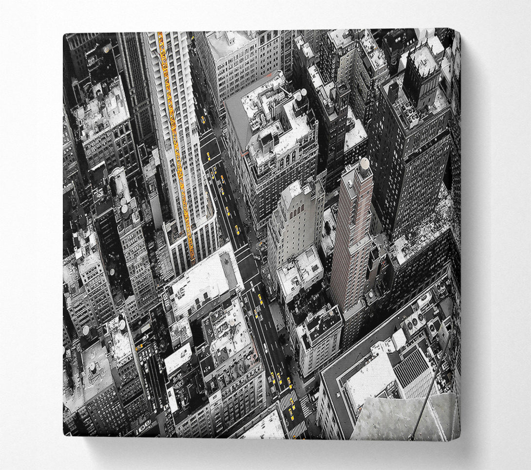  A Canvas Print of New York City Streets Canvas Art
