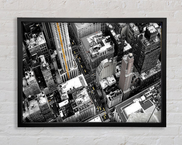 New York City Streets Framed Print