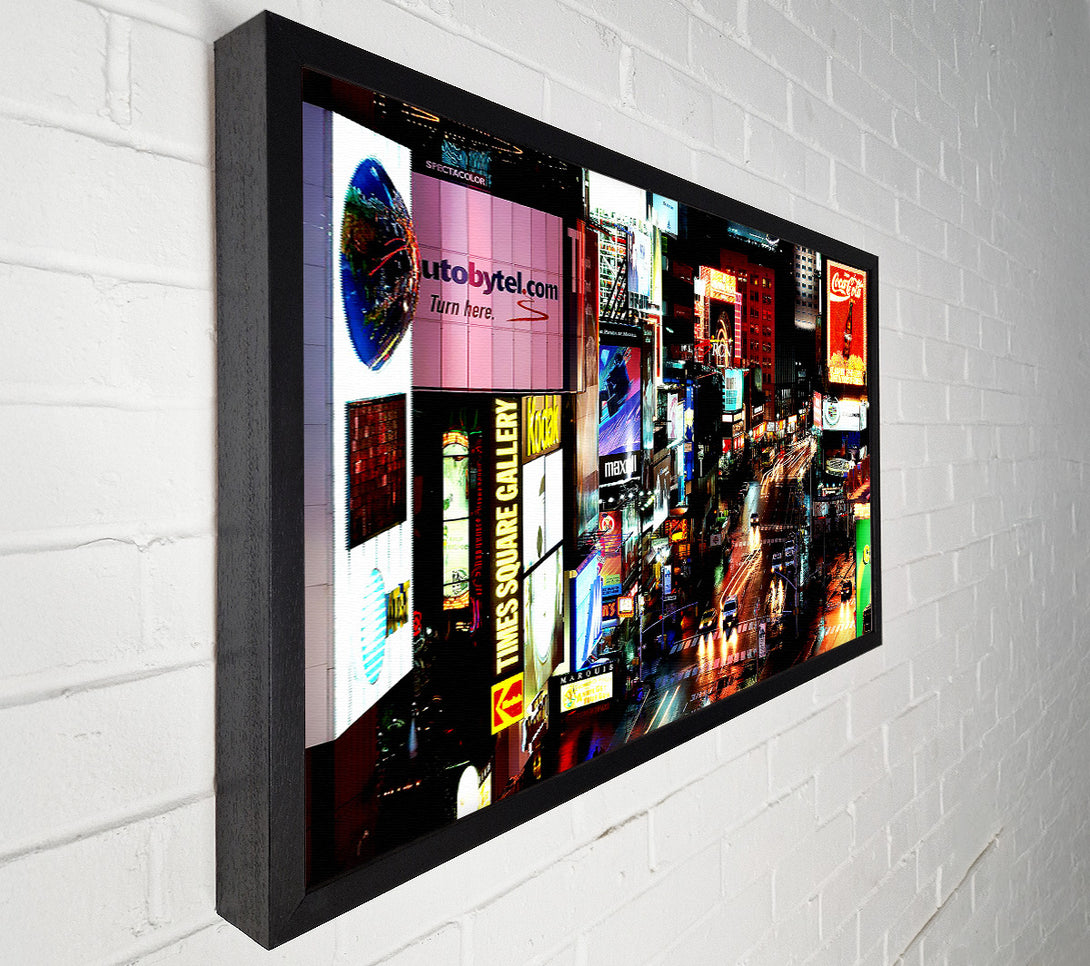  A Canvas Print of New York City Times Square Lights Canvas Print