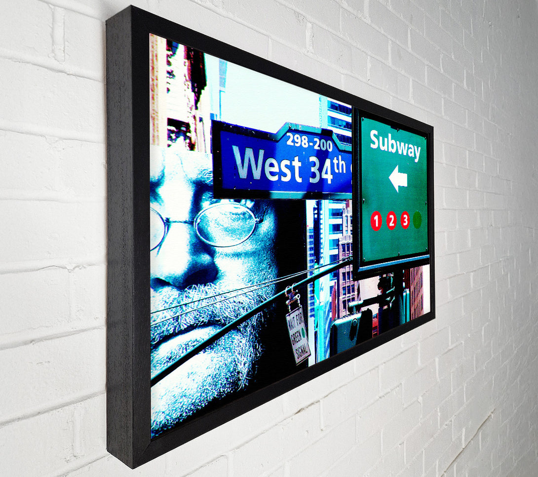  A Canvas Print of New York City West 34Th Street Canvas Print