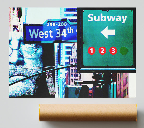 New York City West 34Th Street Print