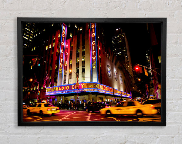 New York Radio City Framed Print