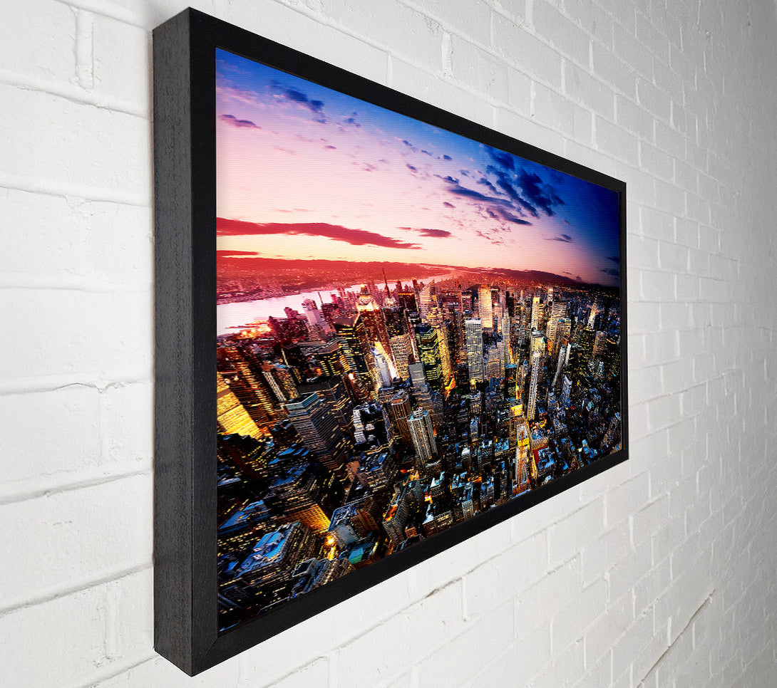  A Canvas Print of New York Sunrise Canvas Print