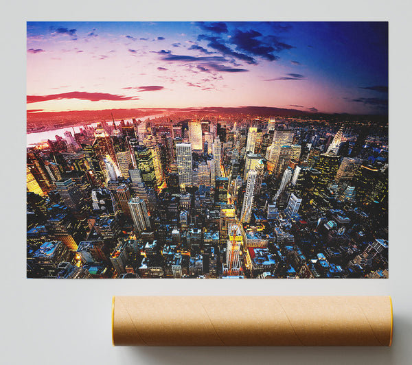 New York Sunrise Poster