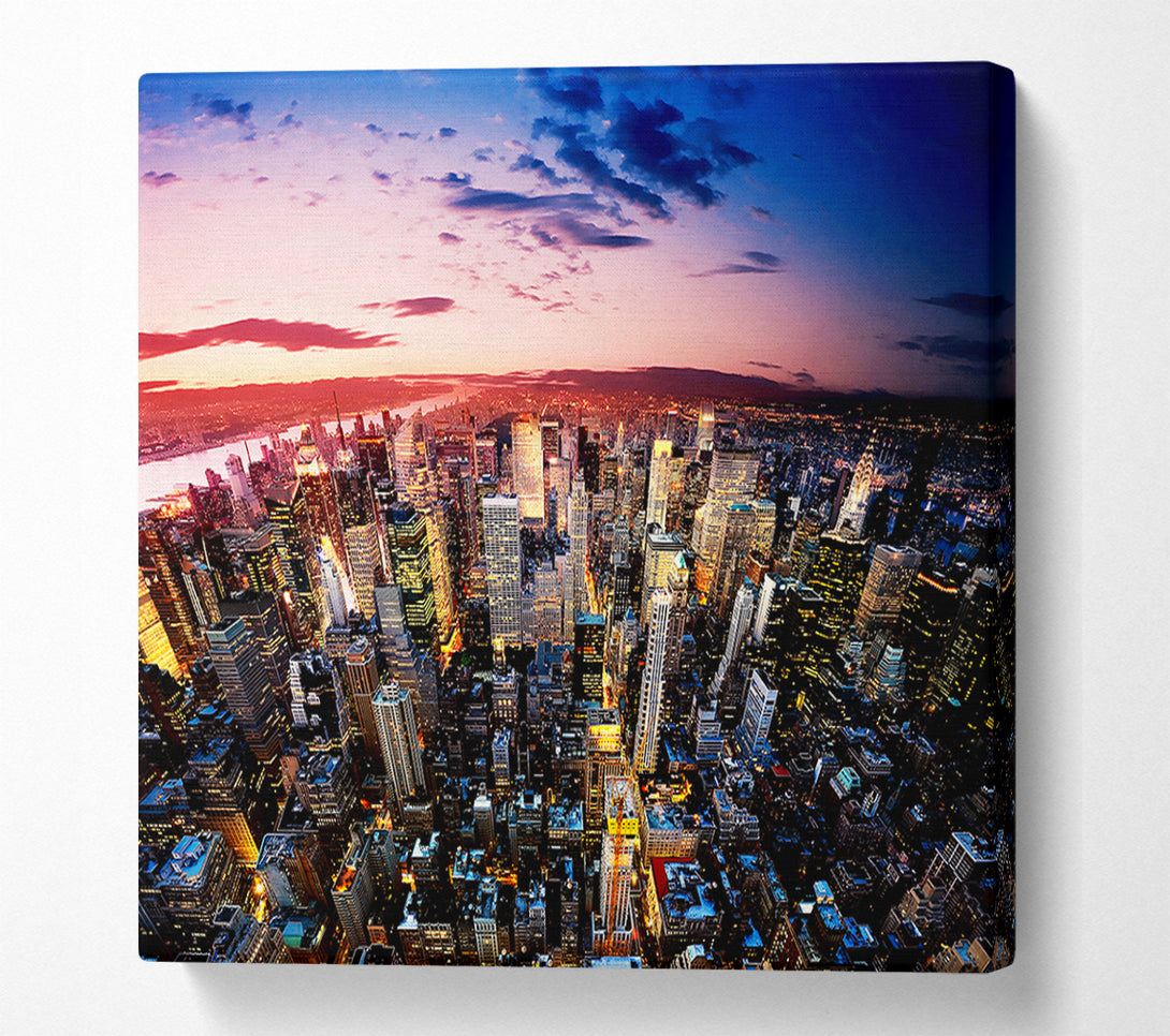  A Canvas Print of New York Sunrise Canvas Print